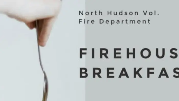 North Hudson Volunteer Fire Department Firehouse Breakfast 